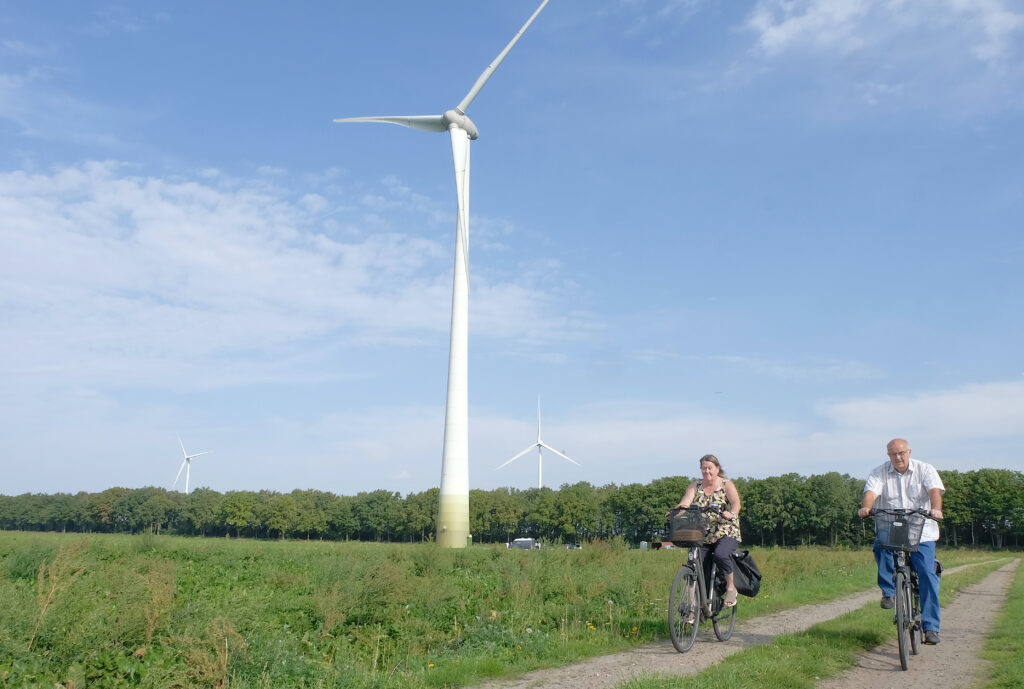Fietsers bij De Coöperwiek 2025
